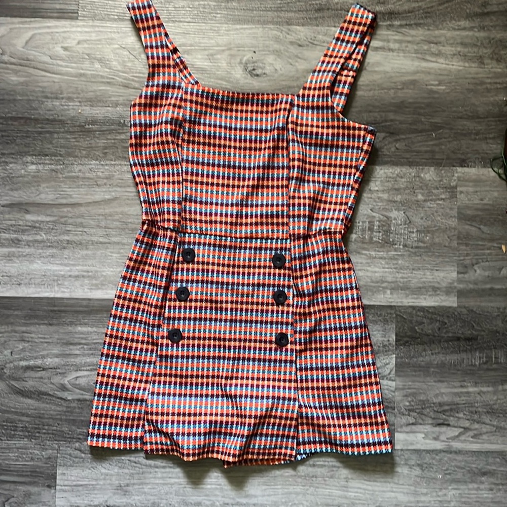 Plaid women’s Romper
